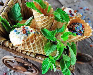 Домашнее мороженое из йогурта