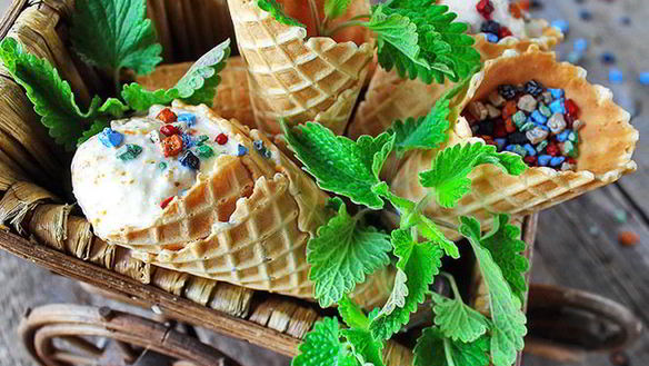 Рецепт Домашнего мороженого из йогурта