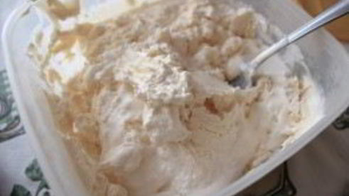 домашнее мороженое пломбир