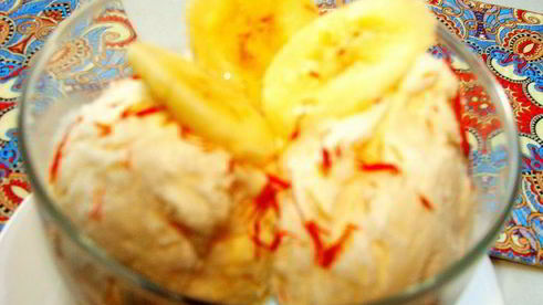 домашнее сливочное мороженое