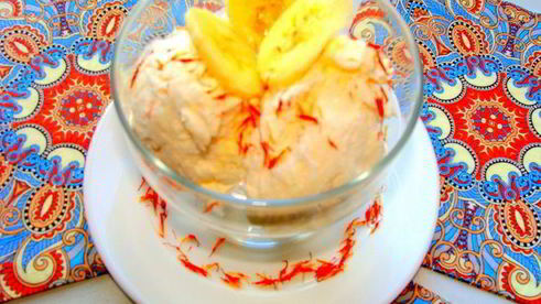 домашнее сливочное мороженое