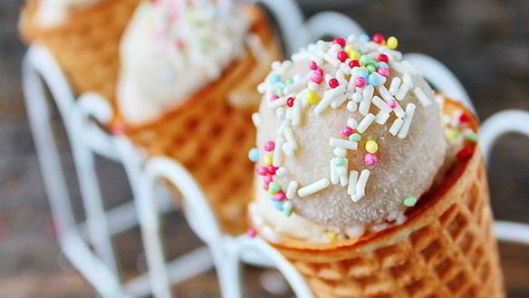 Рецепт Домашнего ванильно-сливочное мороженое