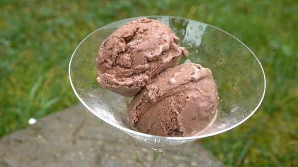 Рецепт Хрустящего шоколадного мороженого