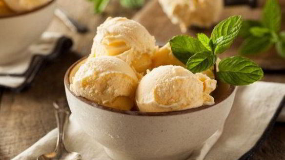 Рецепт Мандаринового мороженого со сгущенным молоком