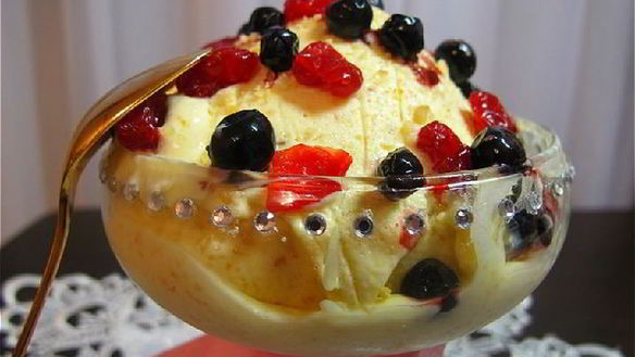 Рецепт Миндально-ромового мороженое