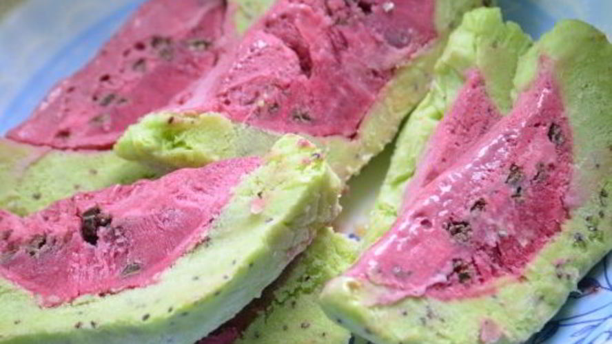 Рецепт мороженого арбуз