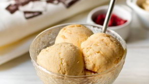 Рецепт Мороженого из хурмы с кардамоном и медом