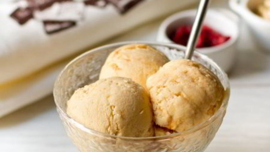 Рецепт мороженого из хурмы с кардамоном и медом