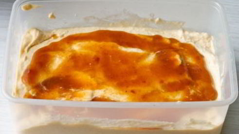 мороженое из хурмы с кардамоном и медом