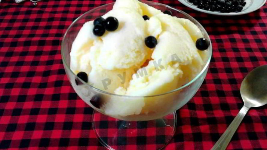 Рецепт мороженого из молока и сахара