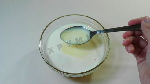 мороженое из молока и сахара