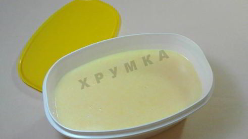 мороженое из молока и сахара