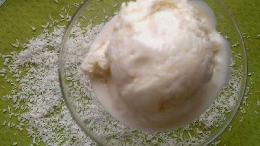 Рецепт мороженого с кокосовым молоком