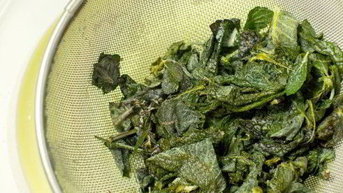 мятное мороженое с шоколадом