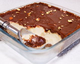 Шоколадный торт-мороженое