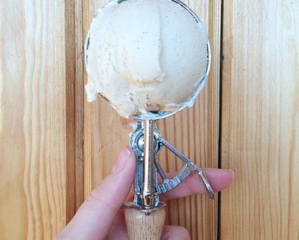 Соевое ванильное мороженое