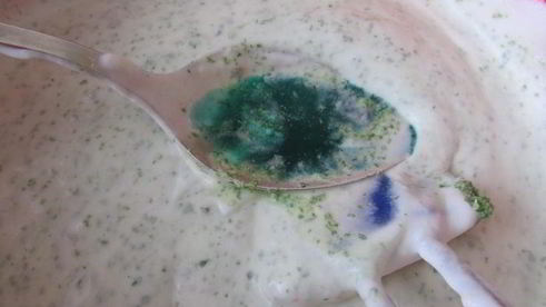 торт-мороженое арбуз