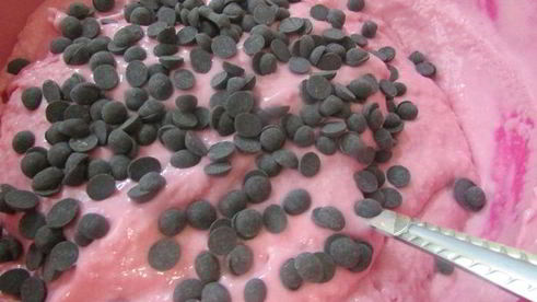 торт-мороженое арбуз