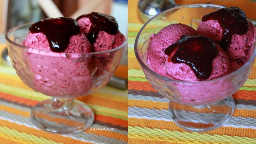 Рецепт ягодного мороженого