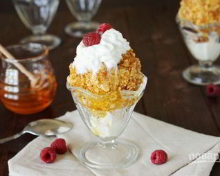 Жареные шарики из мороженого