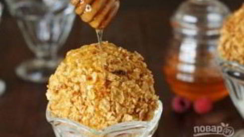 жареные шарики из мороженого