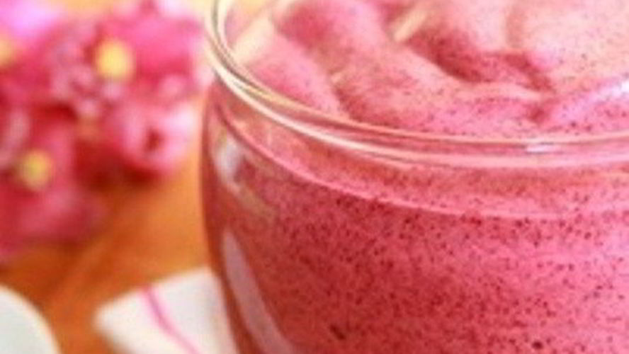 Рецепт чернично-яблочного мусс