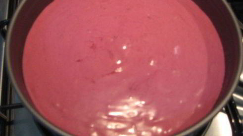 фиалковый торт-мусс с черникой весна в тулузе