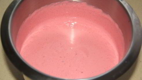 клюквенный муссовый десерт