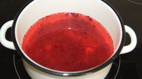 клюквенный муссовый десерт