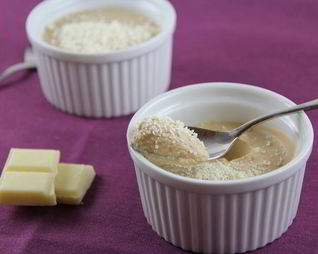 Кофейный крем-мусс с белым шоколадом