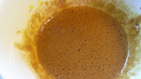 кофейный крем-мусс с белым шоколадом