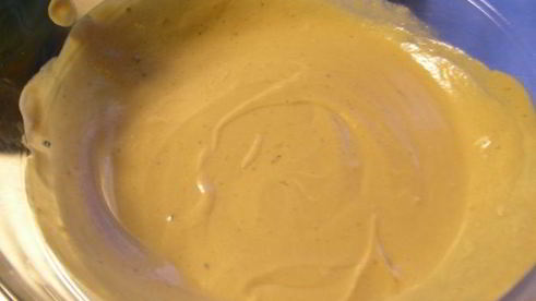 кофейный крем-мусс с белым шоколадом