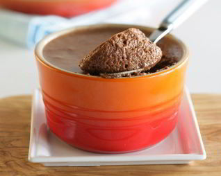 Легкий шоколадный мусс с апельсином