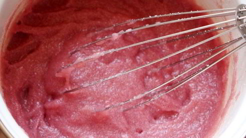 малиновый мусс из манки