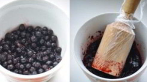 мусс из черники