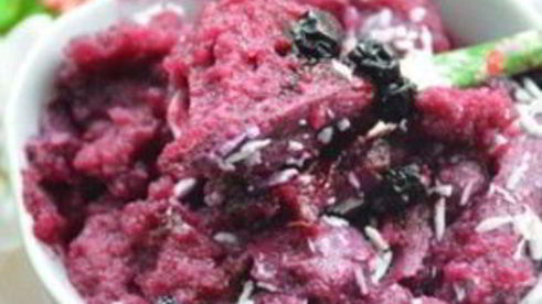 мусс из черники