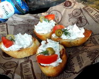 Мусс из тунца с творожным сыром