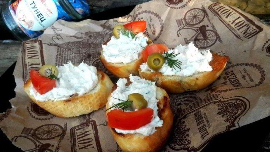 Рецепт мусса из тунца с творожным сыром