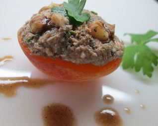 Мусс из тунца в абрикосах