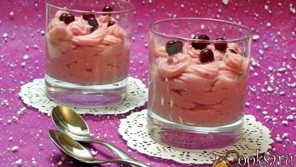 Рецепт Мусса клюквенного