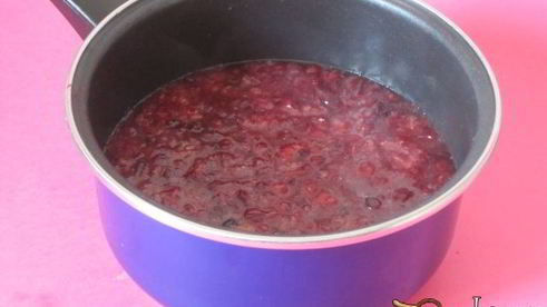 мусс клюквенный