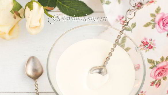 Рецепт Мусса с белым шоколадом Ваниль-базилик