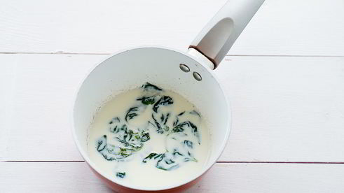 мусс с белым шоколадом ваниль-базилик