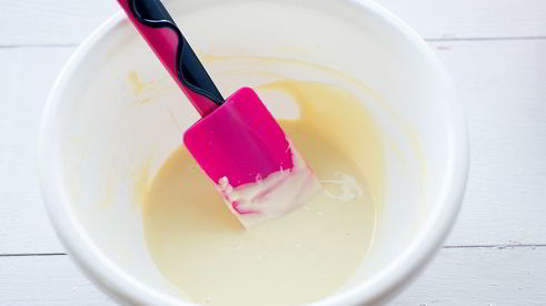 мусс с белым шоколадом ваниль-базилик