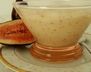 Мусс с инжиром