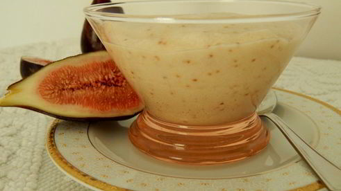 мусс с инжиром