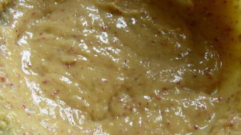 персиковый мусс с медом и миндалем