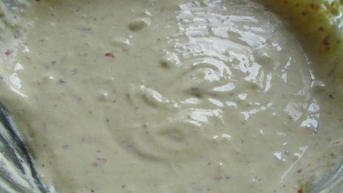 персиковый мусс с медом и миндалем