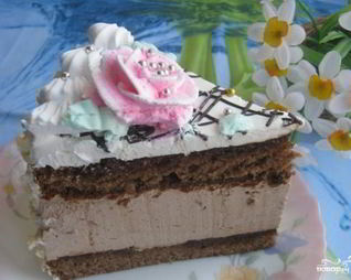 Шоколадный мусс для торта