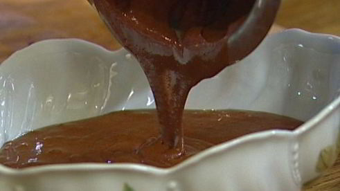 шоколадный мусс с мятой